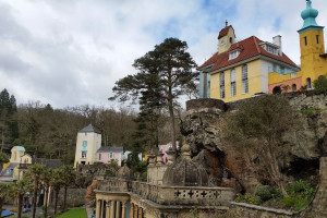 house on a hill side